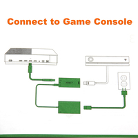 Nowy Kinect Adapter do konsoli Xbox One do konsoli XBOX ONE Kinect 3.0 Adapter ue wtyczka USB Adapter AC 3.0 zasilanie do konsoli XBOX ONE S / X 5